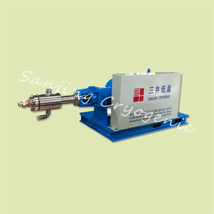 LCO2高圧シリンダー充填ポンプ